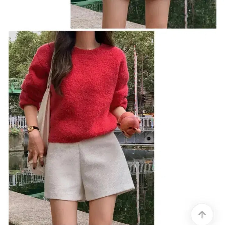 [BUNJANG] Knitted Boucle Sweater / 부클니트