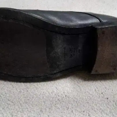 [BUNJANG] Kinchi 808 Leather Derby Shoes / 킨치 블랙 가죽 더비 슈즈 808