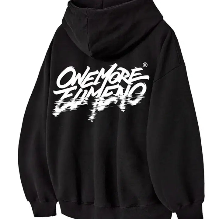 [BUNJANG] ELIMENO EL Wave Black Hoodie / 엘리메노 EL웨이브 후드티셔츠