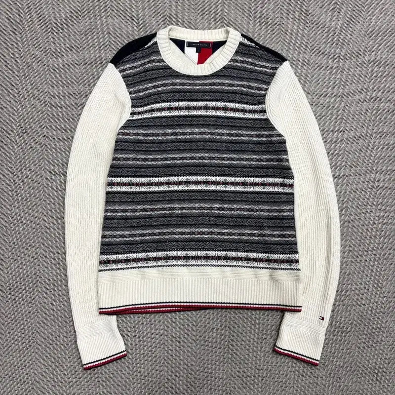 [BUNJANG] Tommy Hilfiger Ethnic Pattern Knit Sweater / 타미힐피거 에스닉패턴 니트 v1659