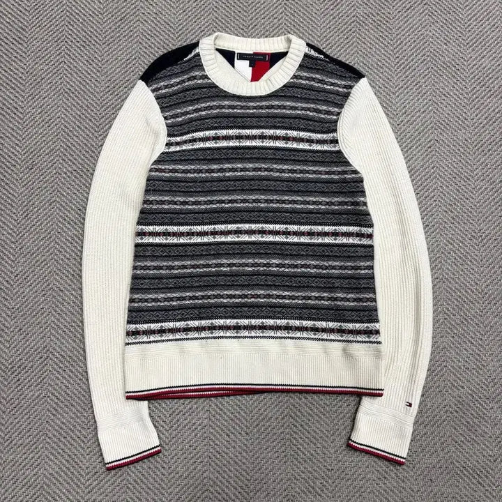 [BUNJANG] Tommy Hilfiger Ethnic Pattern Knit Sweater / 타미힐피거 에스닉패턴 니트 v1659