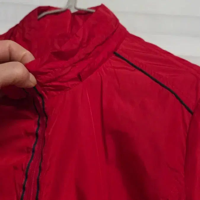 [BUNJANG] Zishen Red Windbreaker Jacket / zishen 레드여성 바람막이 자켓