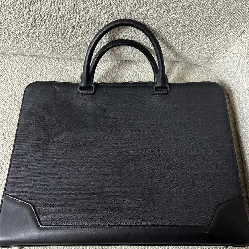 [BUNJANG] Samsonite Black Zipper Briefcase / 샘소나이트 블랙 서류 가방 팝니다