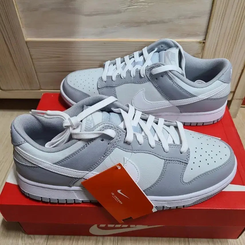 [BUNJANG] Nike Dunk Wolf Grey Sneakers / 나이키 덩크 울프그레이 275