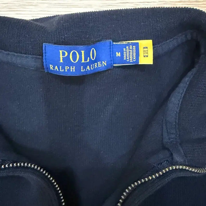 [BUNJANG] Polo Half-Zip Knit Sweater / 폴로 반집업 니트