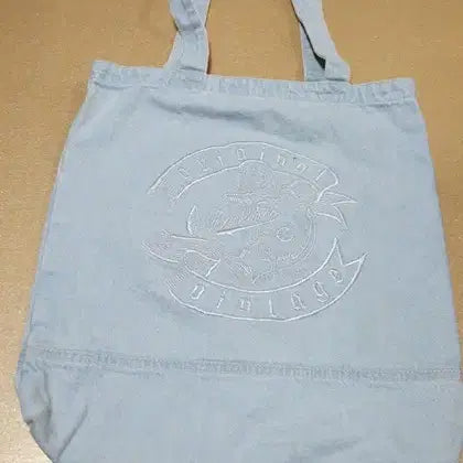 [BUNJANG] Buckaroo Embroidered Denim Eco Bag / 버커루 자수 데님 에코백