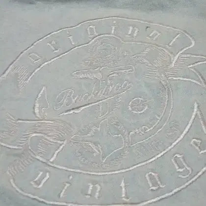 [BUNJANG] Buckaroo Embroidered Denim Eco Bag / 버커루 자수 데님 에코백