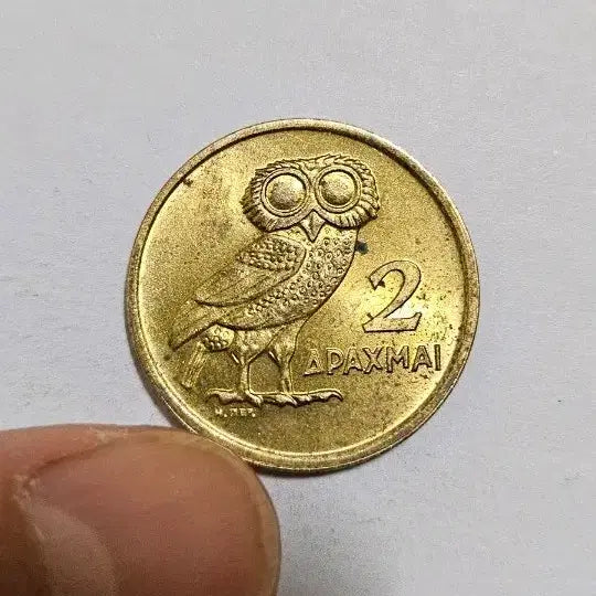 [BUNJANG] Greece 1973 2 Drachma Coin / 그리스 1973년 2드라크마 동전(외국주화)09