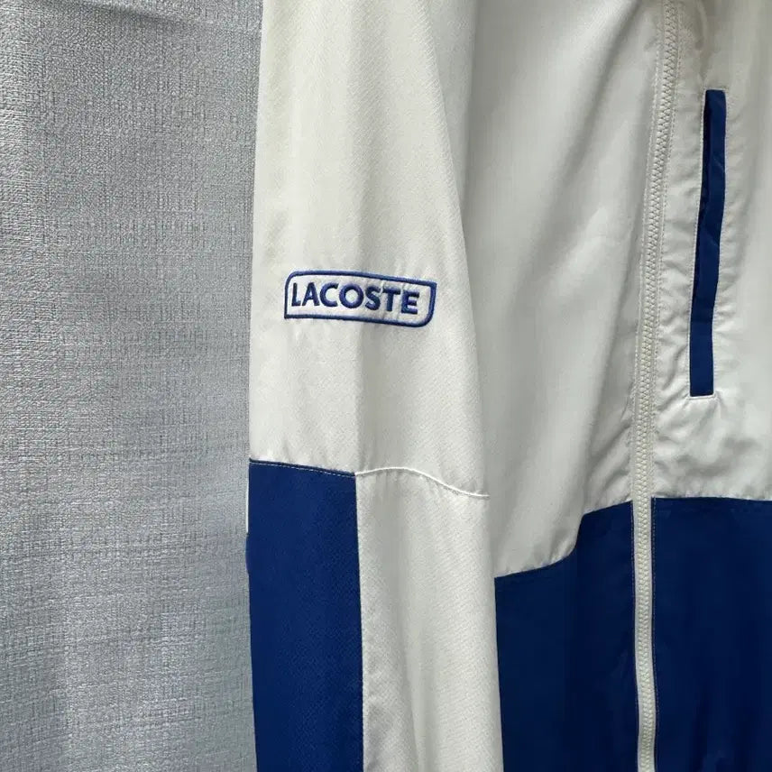 [BUNJANG] Lacoste Old School Color Block Windbreaker Jacket / 라코스테 올드스쿨 배색 바람막이 (100)