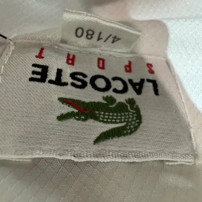 [BUNJANG] Lacoste Old School Color Block Windbreaker Jacket / 라코스테 올드스쿨 배색 바람막이 (100)