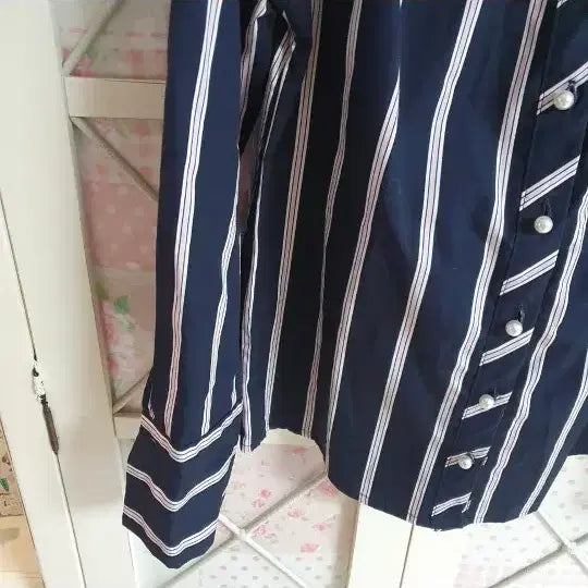 [BUNJANG] ZARA Pearl Button Blouse / 자라 진주단추 블라우스 셔츠/55-정66