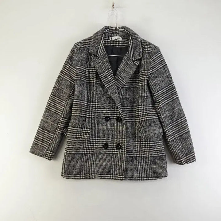 [BUNJANG] XINGXINYIJANG Women's Checkered Wool Jacket / XINGXINYIJANG 여성M 체크 모직 자켓 M0929