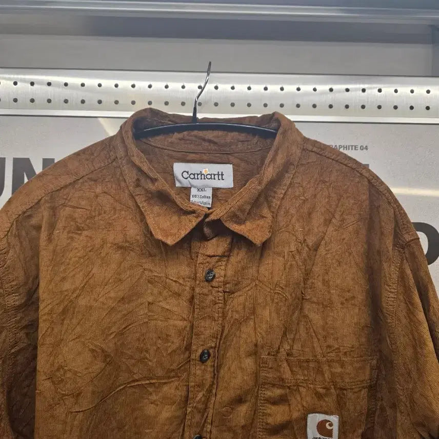 [SOLD OUT] 칼하트 코듀로이 셔츠 2XL 브라운