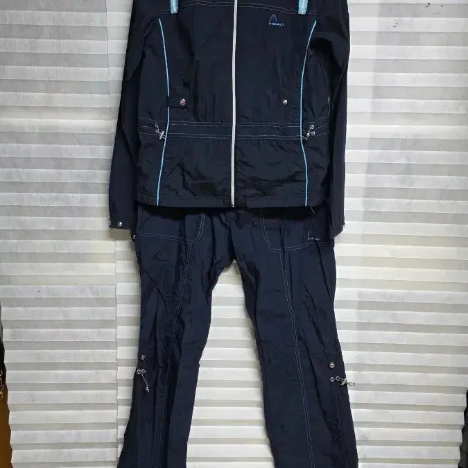 [BUNJANG] HEAD Navy Training Suit Set / 여성헤드 네이비 트레이닝복 세트