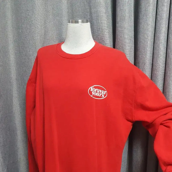 [BUNJANG] Charm's Red Sweatshirt / 참스 레드 맨투맨