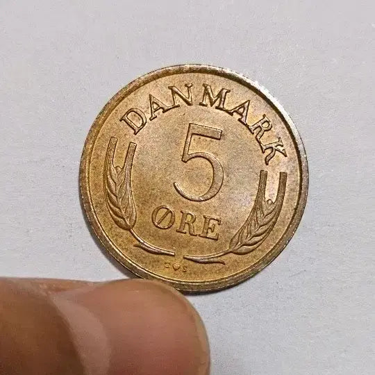 [BUNJANG] Denmark 1965 5 Ore Coin / 덴마크 1965년 5오레 동전(외국주화)10