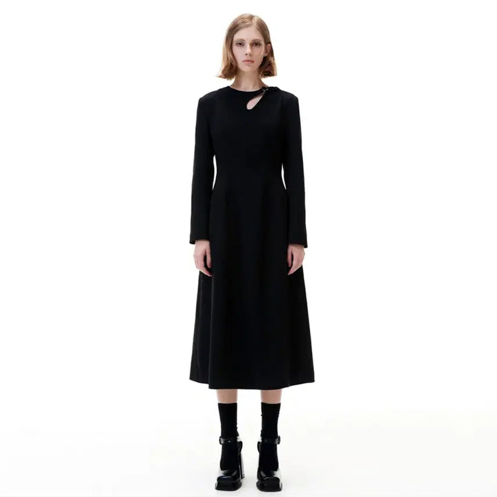 [BUNJANG] HAE BY HAEKIM Cutout Volume Dress / 해바이해킴(HAE BY HAEKIM) 컷아웃 볼륨원피스 55