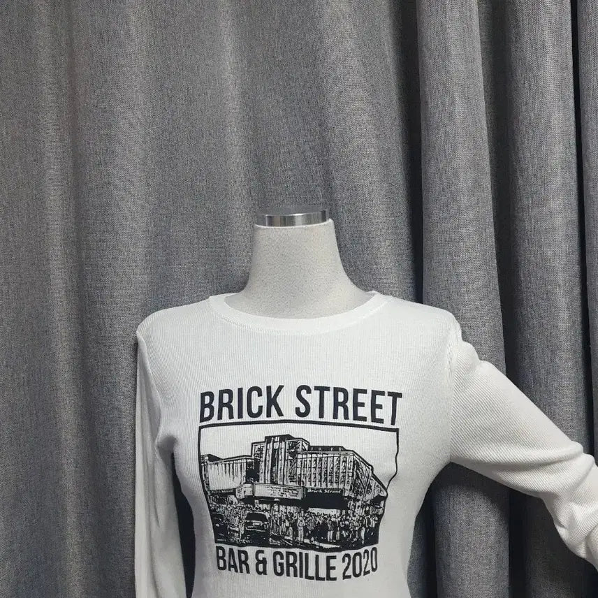 [BUNJANG] White Long Sleeve Tee / 화이트 롱슬리브티