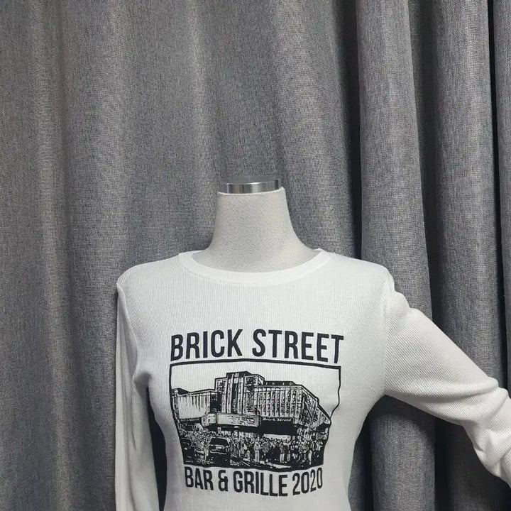 [BUNJANG] White Long Sleeve Tee / 화이트 롱슬리브티