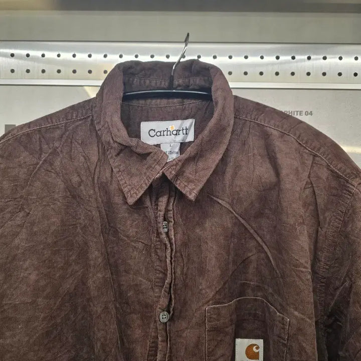 [BUNJANG] Carhartt Corduroy Shirt Brown L / 칼하트 코듀로이 셔츠 브라운 L
