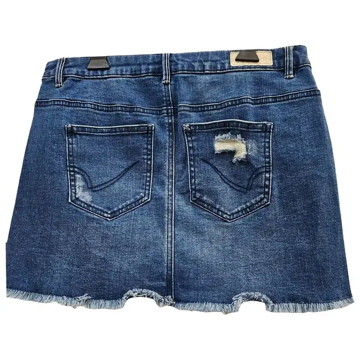 [BUNJANG] ONLY European Imported Mini Skirt - Navy - Women&