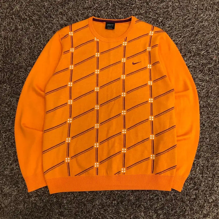 [BUNJANG] Nike Swoosh Wool Knit Sweater / L 나이키 스우시 울 니트