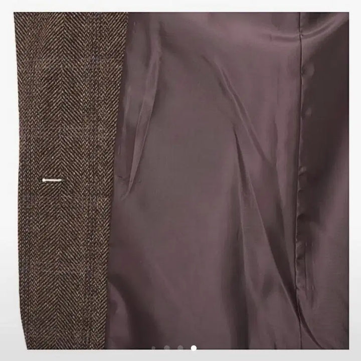[BUNJANG] VOV Wool Blend Jacket - Brown - Size 55 / (무배)보브 VOV 울 블랜드 자켓 55 브라운