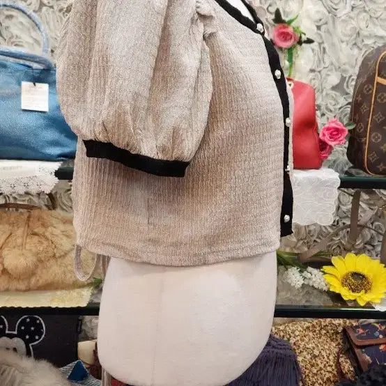 [BUNJANG] GRL Crop Blouse / GRL 크롭 블라우스 (55 66 77)