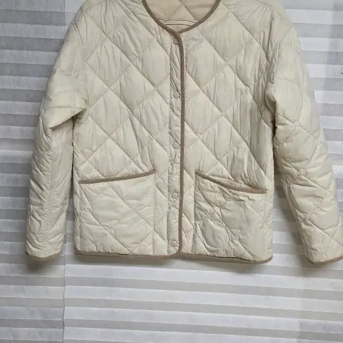 [BUNJANG] Topten Ivory Quilted Reversible Jacket / 탑텐 아이보리 퀼팅 누빔 양면자켓