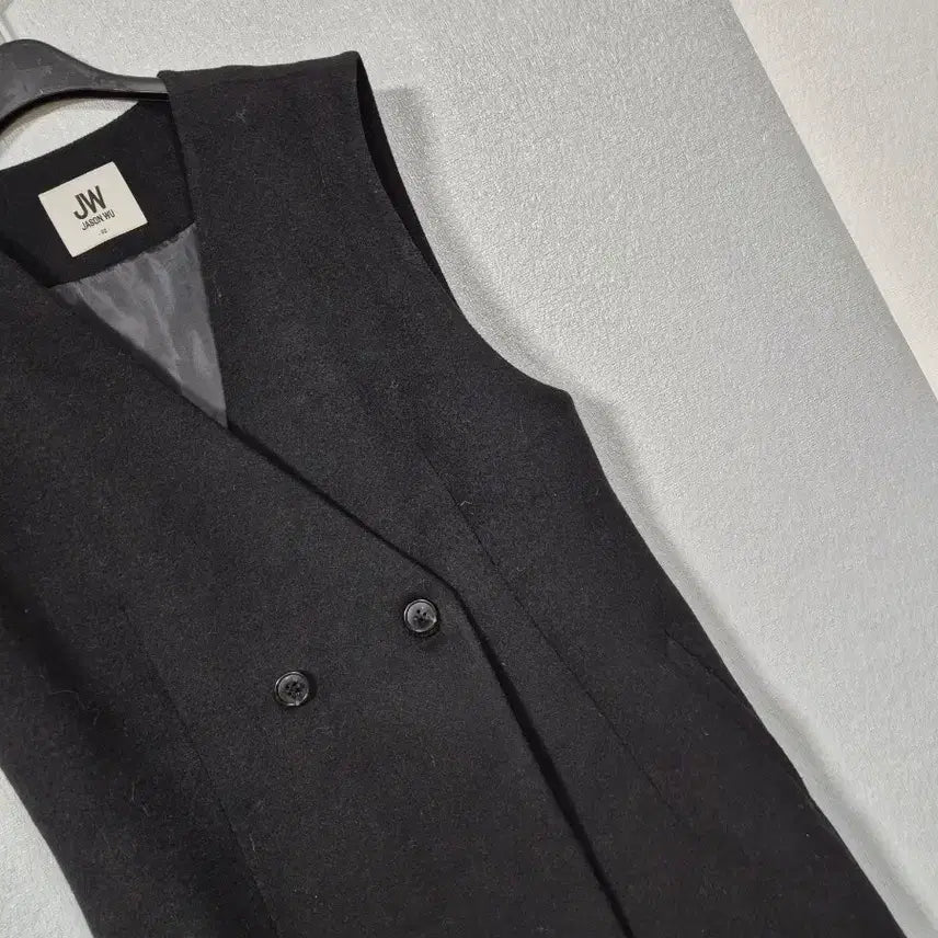 [BUNJANG] Jason Wu Double-Button Wool Long Vest (Size 66) / 제이슨우 더블버튼 모직 롱조끼 66