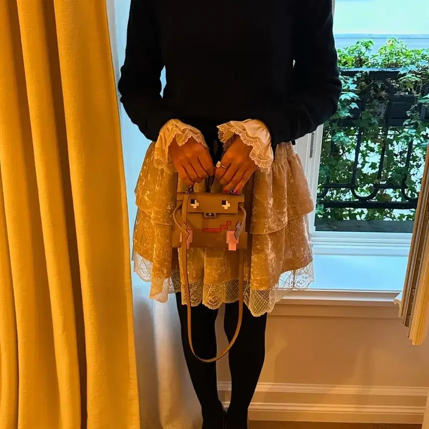 [BUNJANG] 11am BL 107 Beige Blouse / 11am 제작블라우스 (11am bl 107)