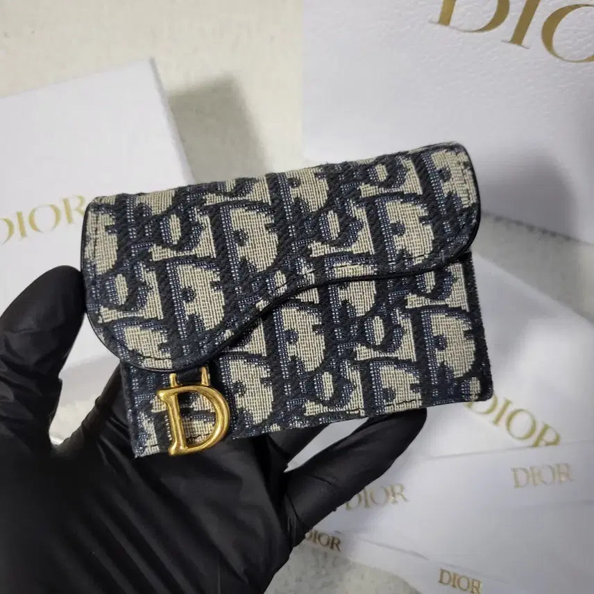 [BUNJANG] Dior Saddle Oblique Card Wallet / [새상품급/풀구성] 디올 오블리크 새들 카드지갑