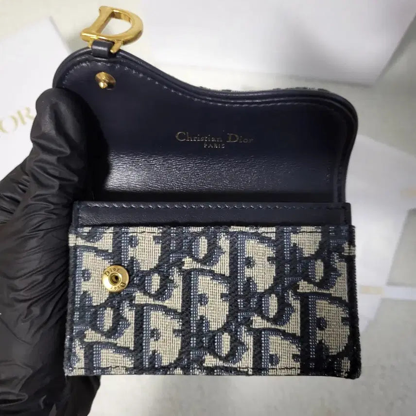 [BUNJANG] Dior Saddle Oblique Card Wallet / [새상품급/풀구성] 디올 오블리크 새들 카드지갑