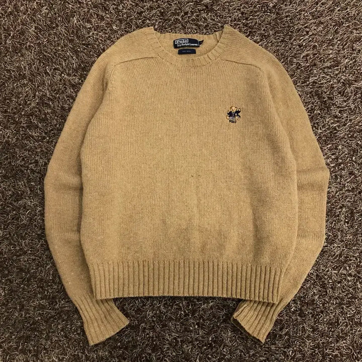 [BUNJANG] Polo Ralph Lauren Wool Bear Knit Sweater / M 폴로 랄프로렌 울 베어 니트