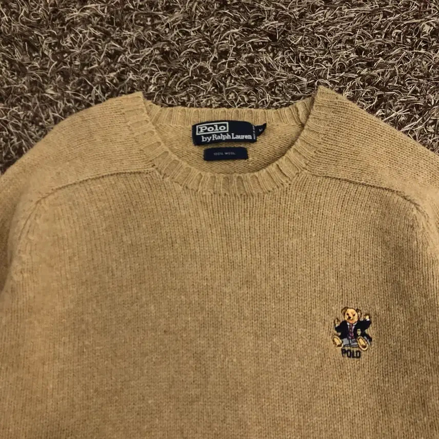 [BUNJANG] Polo Ralph Lauren Wool Bear Knit Sweater / M 폴로 랄프로렌 울 베어 니트