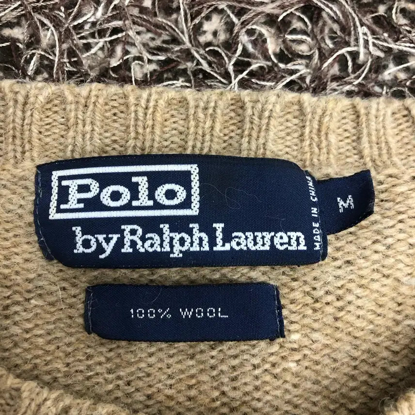 [BUNJANG] Polo Ralph Lauren Wool Bear Knit Sweater / M 폴로 랄프로렌 울 베어 니트