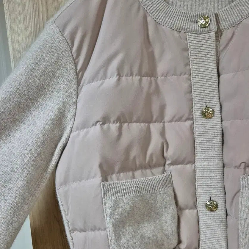 [BUNJANG] SJSJ Goose Down Knit Jacket / 한섬 sjsj 구스 니트자켓55~66