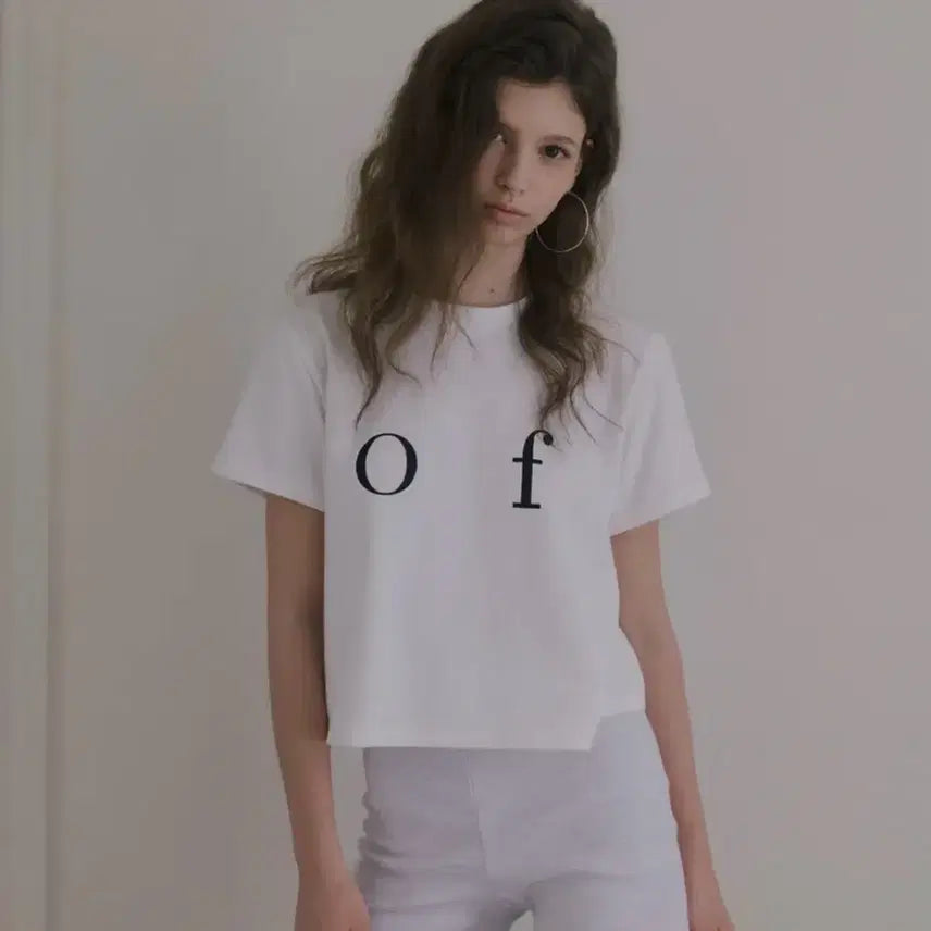 [BUNJANG] Overdue Flare OF Logo White T-Shirt / 오버듀플레어 반팔