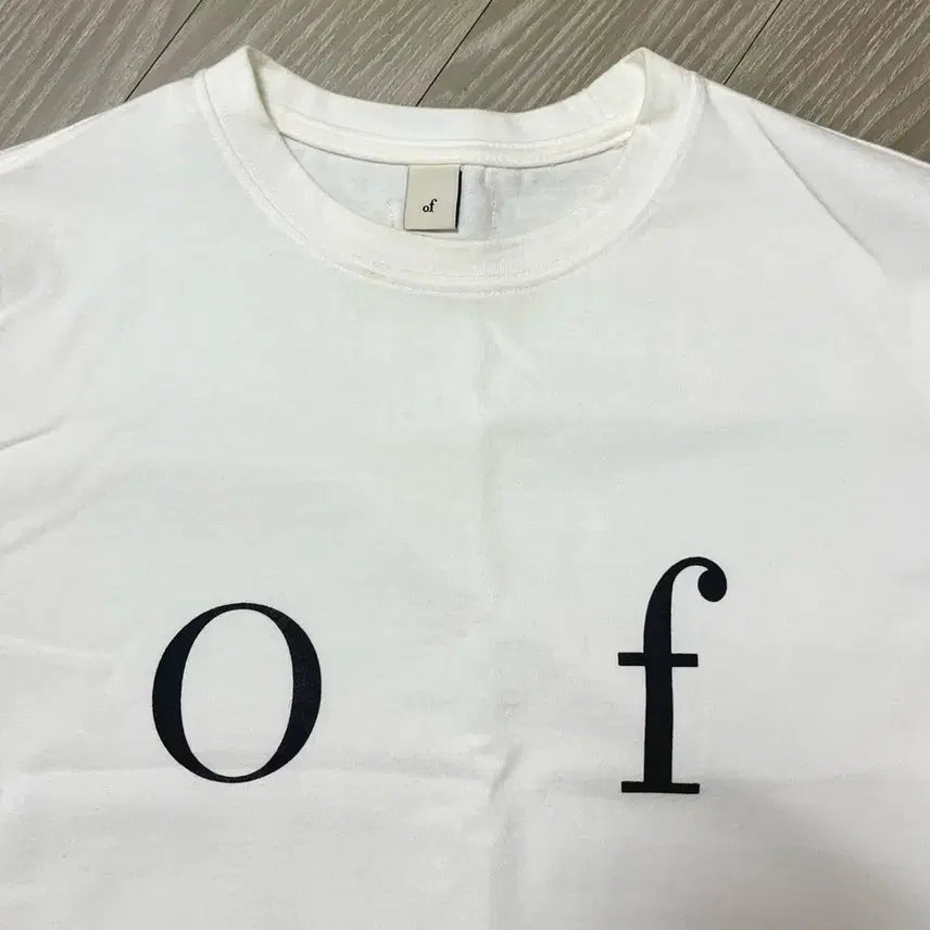 [BUNJANG] Overdue Flare OF Logo White T-Shirt / 오버듀플레어 반팔