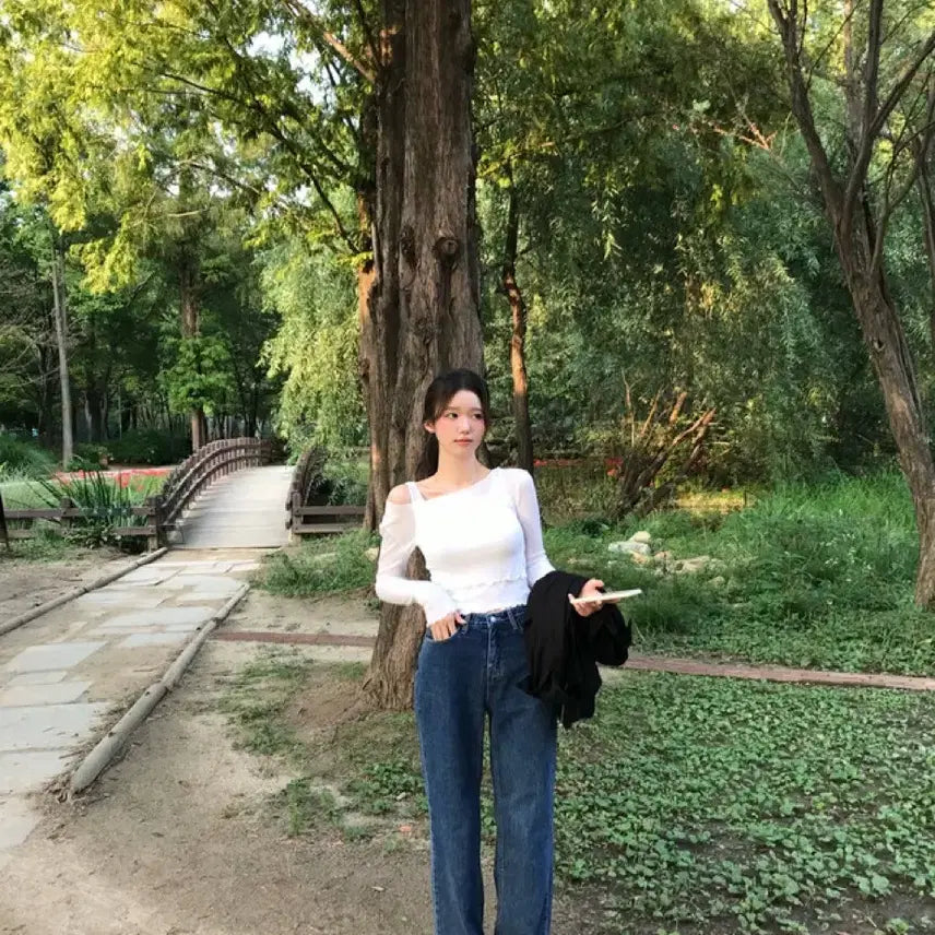 [BUNJANG] Revoir Eto Denim Pants (Long XS) / revoir 르브아 에토 데님팬츠 진청 (롱 XS)