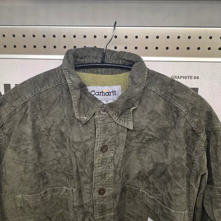 [BUNJANG] Carhartt Corduroy Shirt M Khaki / [봄셔츠]칼하트 코듀로이 셔츠 M 카키