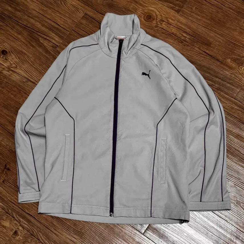 [BUNJANG] Puma Purple Gray Oversized Jersey / [S] 푸마 퍼플 그레이 오버핏 져지