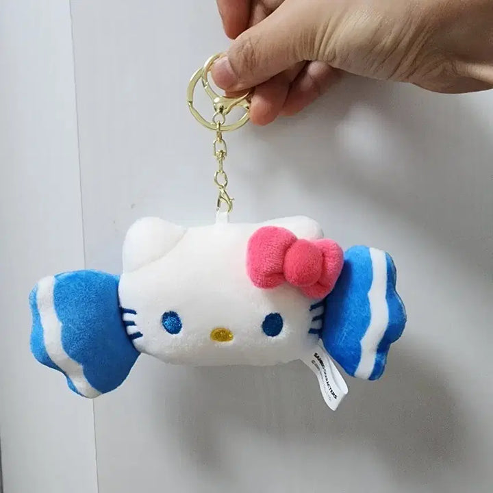[BUNJANG] Hello Kitty Candy Shape Keychain / (정품 새상품) 헬로키티 사탕모양 인형 키링