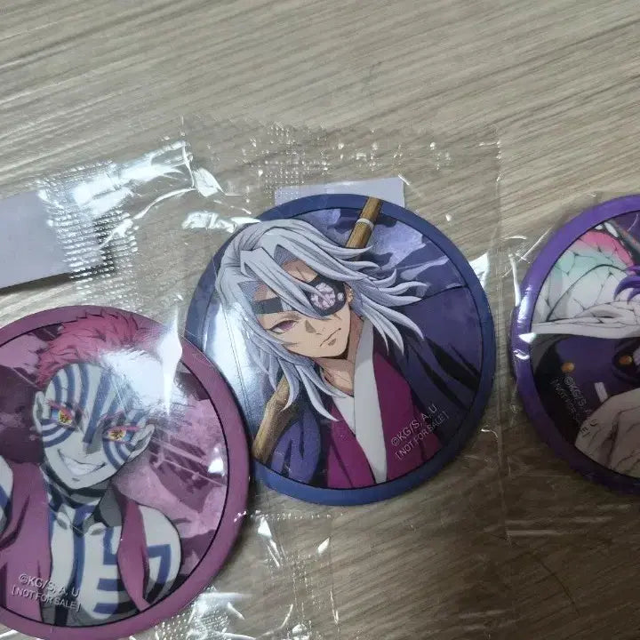 [BUNJANG] Demon Slayer Akaza Tengen Shinobu Badge Bundle Set / 일괄)귀멸의 칼날 뱃지 아카자 텐겐 시노부