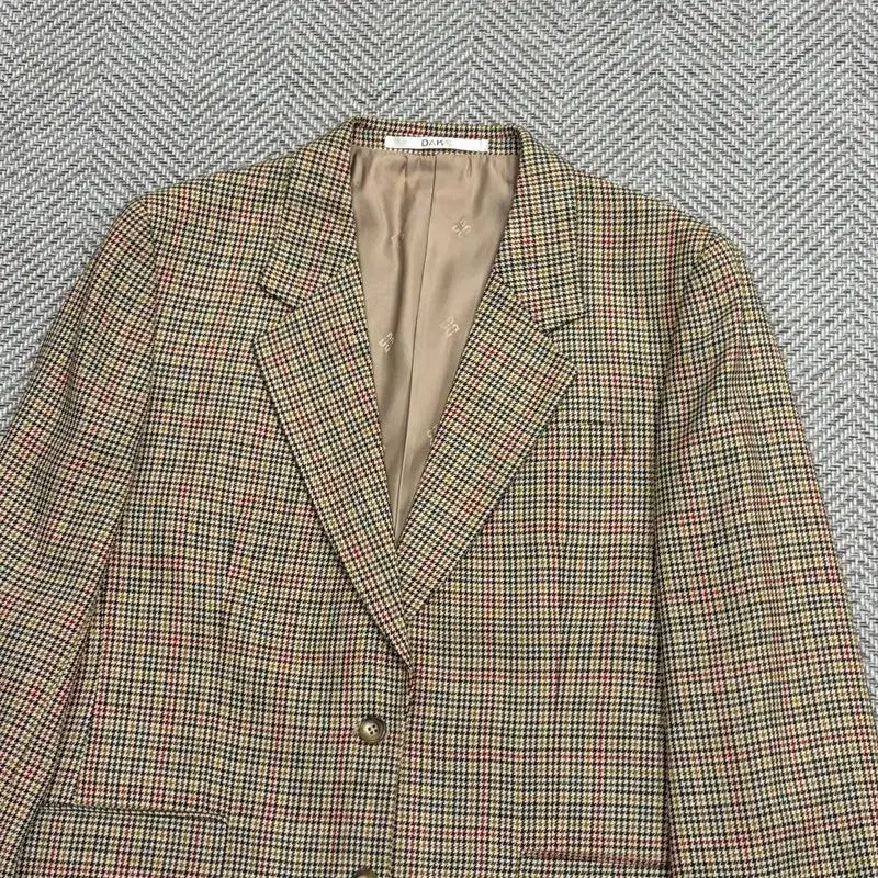 [BUNJANG] Daks Checkered Wool Blazer / 닥스 모직 체크 블레이저 v1669