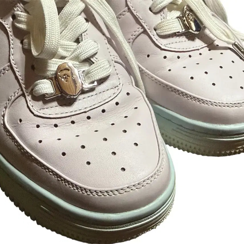 [BUNJANG] BAPE Bapesta Light Pink Women's Sneakers / 베이프 베이프스타 연핑크 여성용 230, 5 사이즈