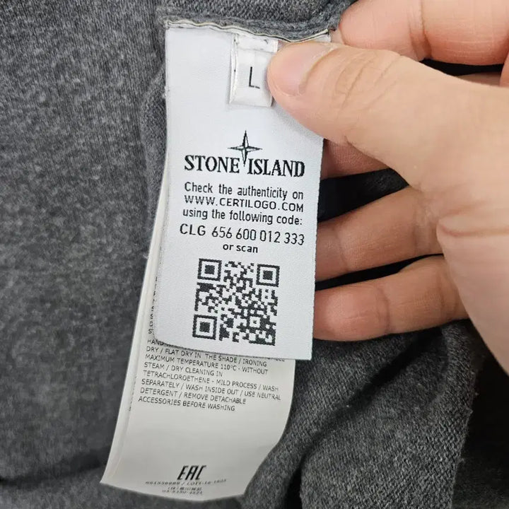[SOLD OUT] 정품 스톤아일랜드 코튼 니트 L (와펜 미포함)