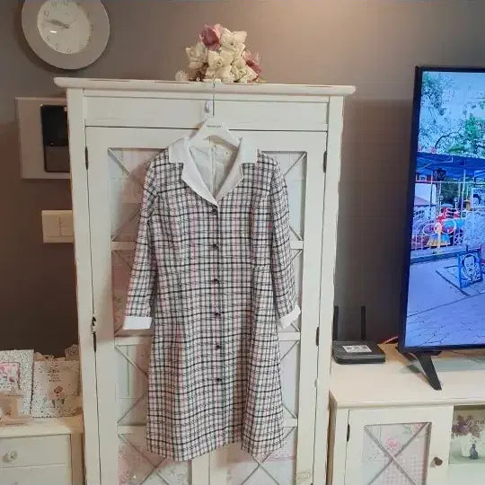 [BUNJANG] It MICHAA Tweed Midi Dress - Size 55 / 잇미샤 트위드 원피스/55