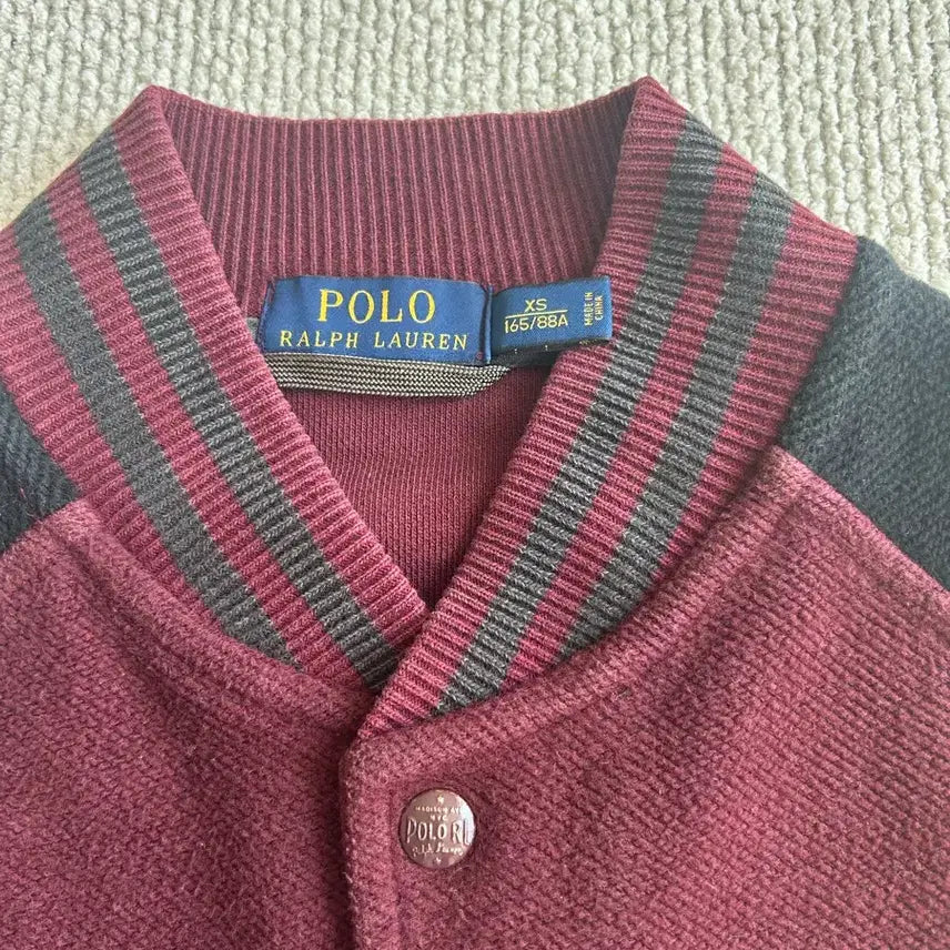 [BUNJANG] Polo Baseball Jacket XS / 폴로 야구잠바 xs