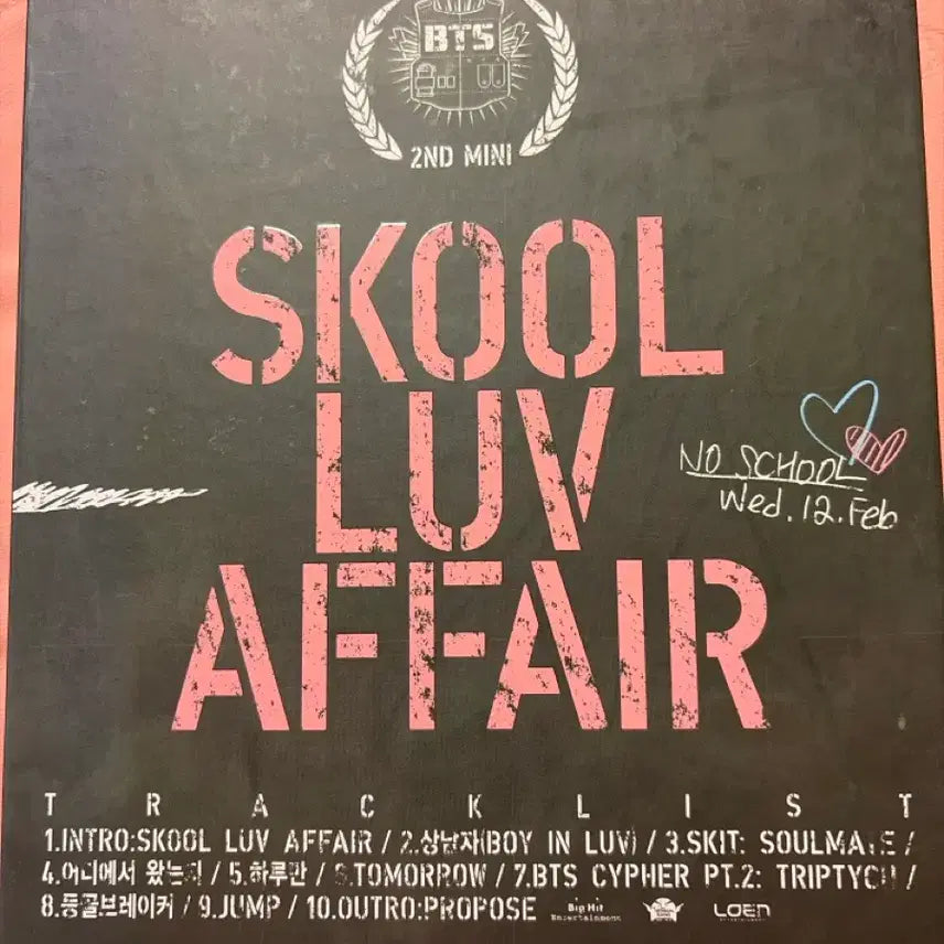 [BUNJANG] BTS Skool Luv Affair Album / 방탄소년단 Skool Luv Affair 앨범